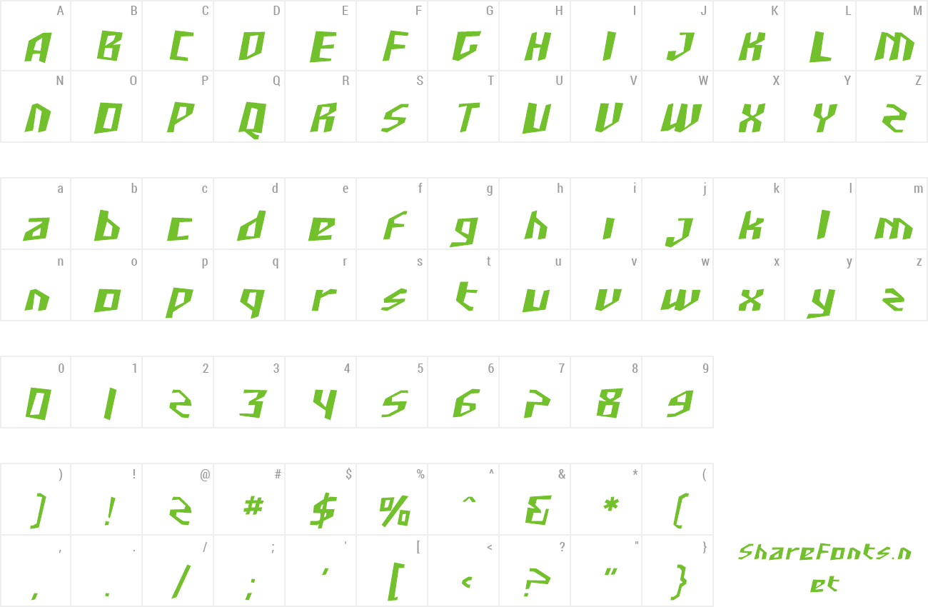 Font SF Junk Culture preview